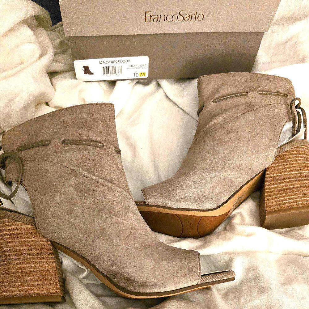 Franco Sarto(NEW) Womens Ankle Boots Coco 10 New in Box‎